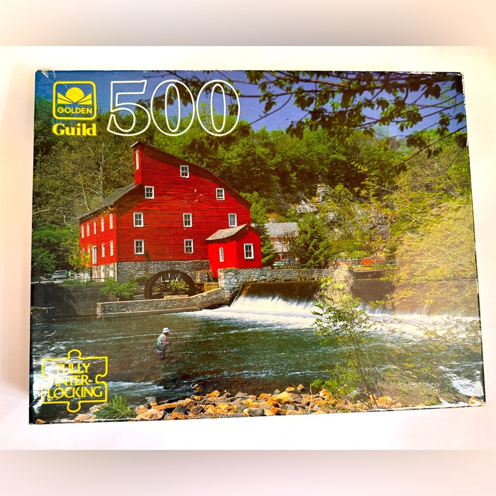 Vintage SEALED Never opened Golden Guild New Jersey Puzzle 500 pieces